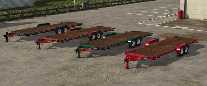 Low Loaders Brandt UBT822 Tilt-Deck Trailer Farming Simulator mod