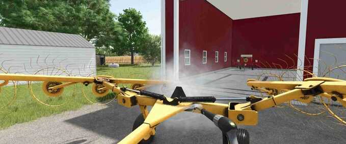 Tedders Vermeer VR1224 Rake Farming Simulator mod