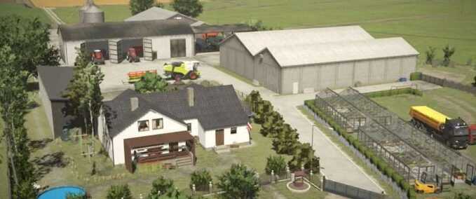 Addons Large Polish Farm with Machinery Farming Simulator mod