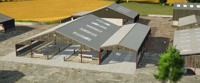 Animal Pens UK Dairy Barn Farming Simulator mod