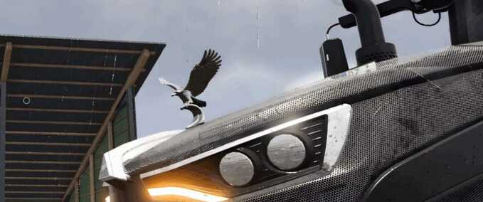 Decoration Chrome Eagle Radiator Mascot Farming Simulator mod