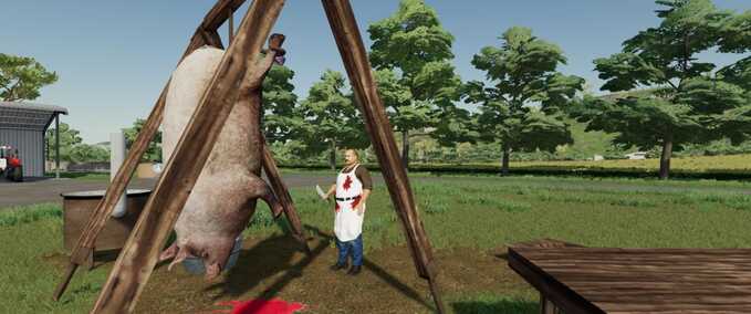 Decoration Pig Slaughter Decoration Farming Simulator mod
