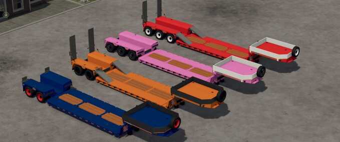 Low Loaders Goldhofer STZ-VP Pack Farming Simulator mod