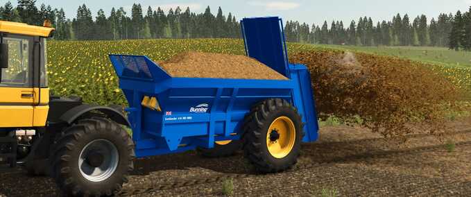 manure spreader Bunning Lowlander 175 HD Farming Simulator mod
