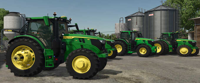 Tractors John Deere 6R Series Pack Farming Simulator mod