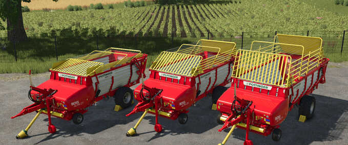 Forage Wagons Pöttinger BOSS ALPIN Pack Farming Simulator mod