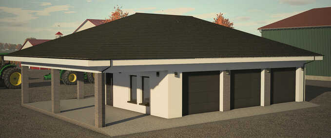 Sheds Modern Car Garage Farming Simulator mod