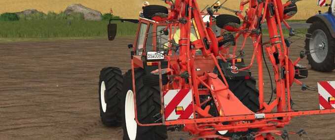 Tedders Kuhn GF 8712 Rust Edition Farming Simulator mod