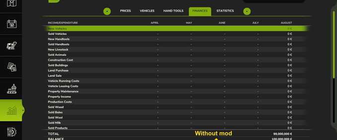 Scripts Disable Loans Farming Simulator mod