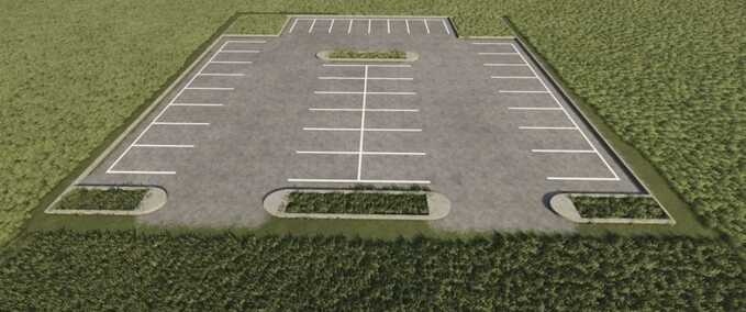 Decoration Parking Lot Pack Farming Simulator mod