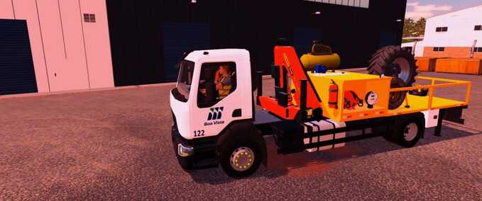 Service Truck with Flatbed Mod Image