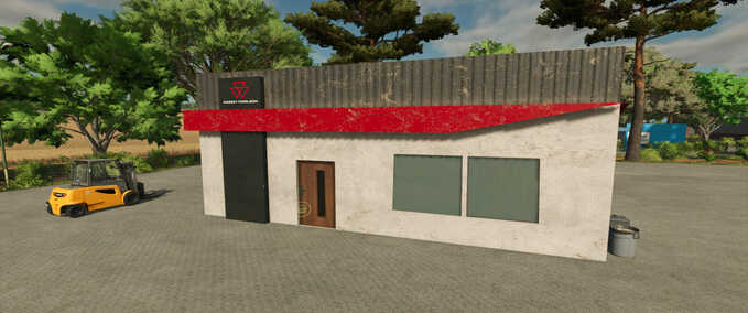 Prefab Massey Ferguson Store (Prefab) Farming Simulator mod