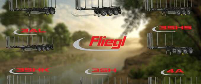 Forestry Fliegl Timber Runner Pack Farming Simulator mod