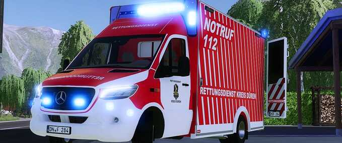 Mercedes-Benz Sprinter W907 WAS Ambulance Mod Image