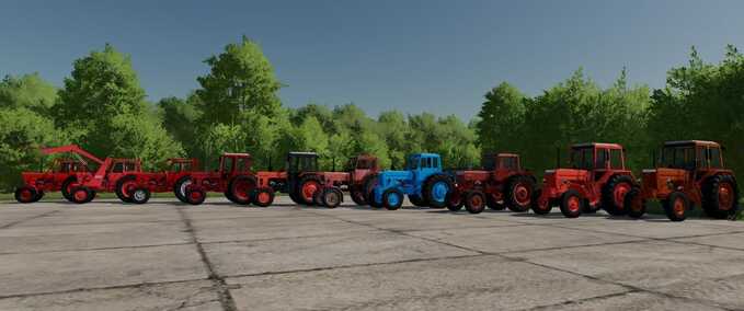 Belarus MTZ Tractor Pack Mod Image