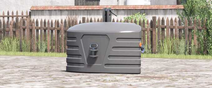 weights 900kg Weight Farming Simulator mod