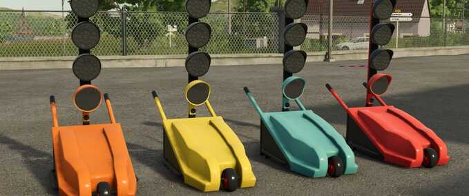 Other Implements Temporary Worksite Signal Farming Simulator mod