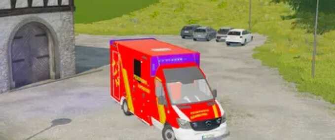 Other Vehicles Mercedes-Benz WAS Ambulance Farming Simulator mod