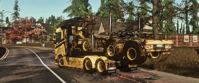 Wood Transport Trailer Pack Mod Image