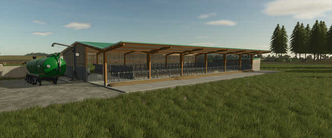 Animal Pens Cow Barn Pasture Farming Simulator mod