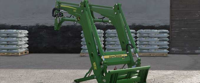 front loader John Deere 583 Front Loader Farming Simulator mod