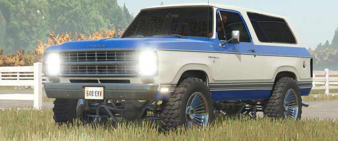 Cars Dodge Ram Charger Farming Simulator mod
