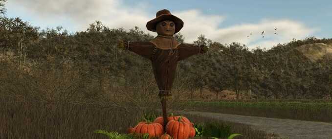 Decoration Halloween Scarecrow Farming Simulator mod