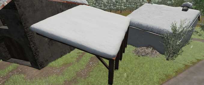Schnee für Gebäudedach (Prefab) Mod Image