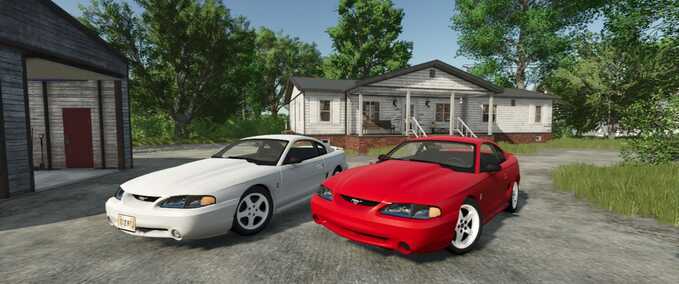 Cars Ford Mustang SVT Cobra 1995 Farming Simulator mod