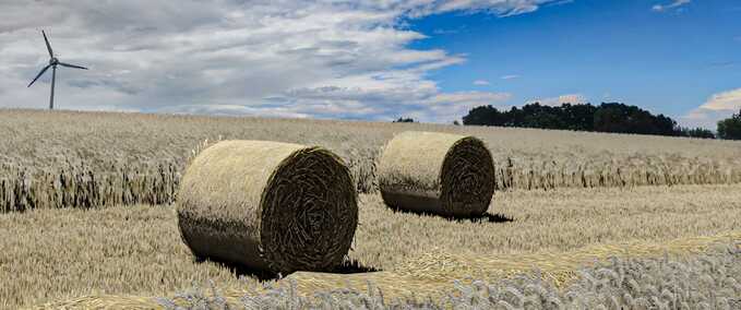 Textures Wheat, Bale and Straw Textures Farming Simulator mod