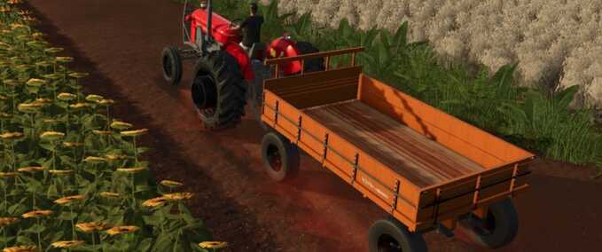 Wooden Trailer Mod Image