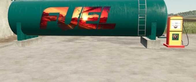 Placeable Objects Fuel Container Farming Simulator mod