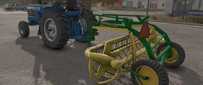 Tedders John Deere 74 Side Delivery Rake Farming Simulator mod