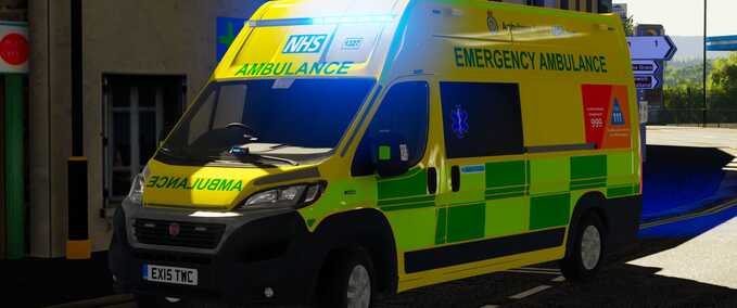 2014 Fiat Ducato Ambulance UK Mod Image