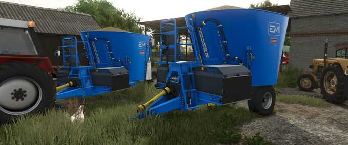 Forage Wagons EuroMilk Rino Mixer Wagon Pack Farming Simulator mod