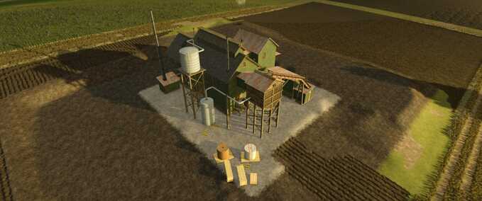 Factories Woodchips Processing Factory Farming Simulator mod