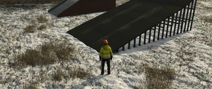 Decoration Placeable Brick Ramp Farming Simulator mod