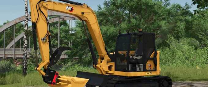 CAT 309 CR Mini Excavator Mod Image