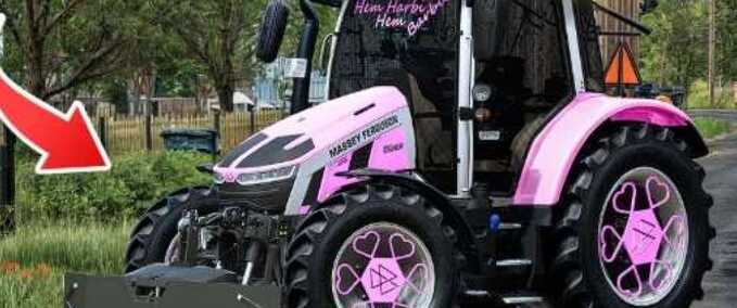 Other manufactors Pink Massey Ferguson 5S Series Farming Simulator mod