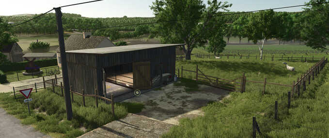Animal Pens Old Wooden Sheepfold Farming Simulator mod