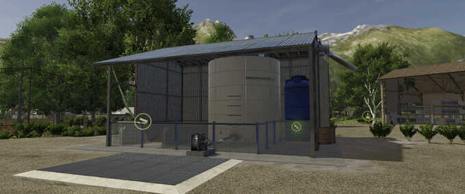 Factories Fertilizer Production and Sales Point Farming Simulator mod