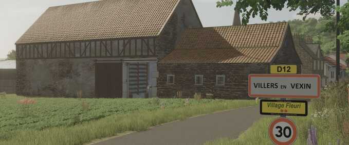 Maps La Map Du Vexin (Light Version) Farming Simulator mod