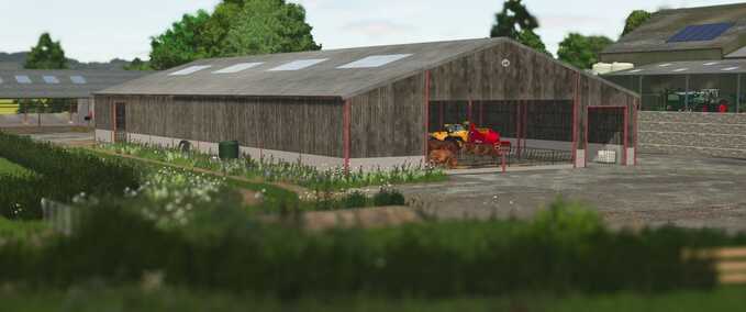 Animal Pens UK Large Beef Shed Farming Simulator mod
