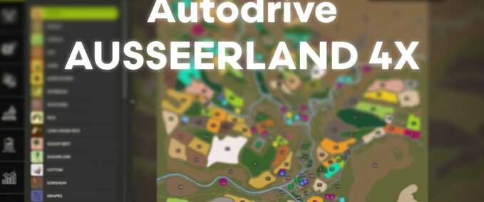 courseplay courses Autodrive Courses for AUSSEERLAND 4X Farming Simulator mod