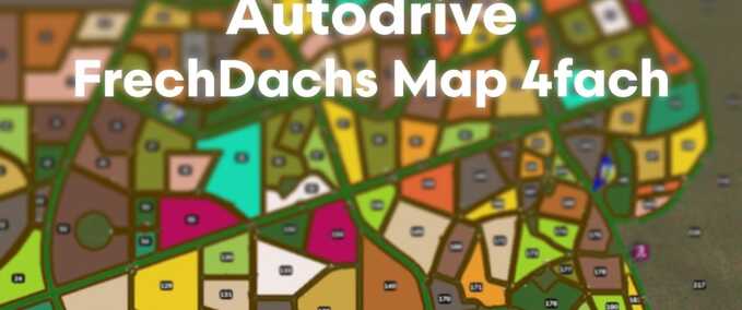 courseplay courses AutoDrive Courses for FrechDachs 4x Map Farming Simulator mod