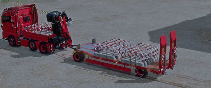 Tieflader Fliegl Tieflader Pack Landwirtschafts Simulator mod