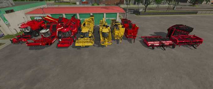 Sonstige Selbstfahrer Mehrfrucht-Ernter-Paket Landwirtschafts Simulator mod