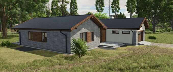 Gebäude Einstöckiges Wohnhaus Landwirtschafts Simulator mod