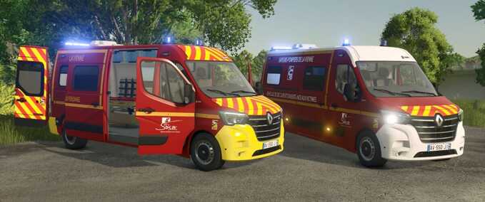 Renault Master Feuerwehrfahrzeug Mod Image