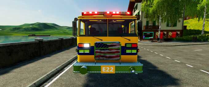 Feuerwehr New Haven Feuerwehr Fahrzeug Skin Landwirtschafts Simulator mod